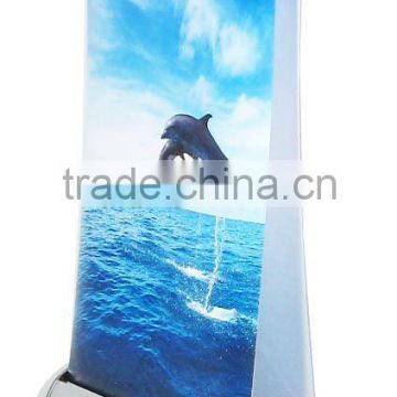 Double Sides Desktop banner stand,Table banner display,Mini roll up banner