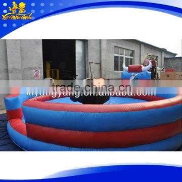 Amusement park-inflatable bullfight