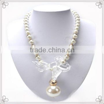 2014 Simple Design Beautiful Pearl Necklaces For Women