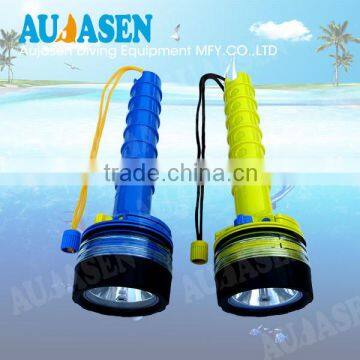 Waterproof LED diving flashlight