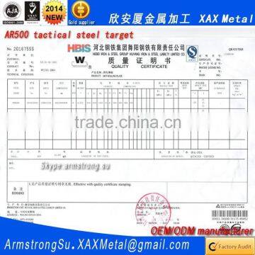 XAX28TAR OEM ODM Customized Stands AR400 Tactical Steel Target photo-5