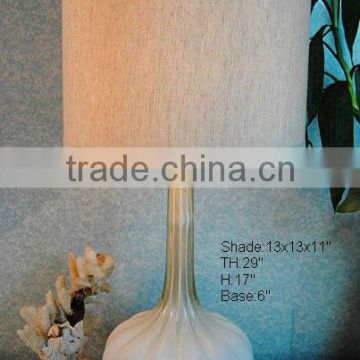 White blown glass vase shape table lamp/lights with CE