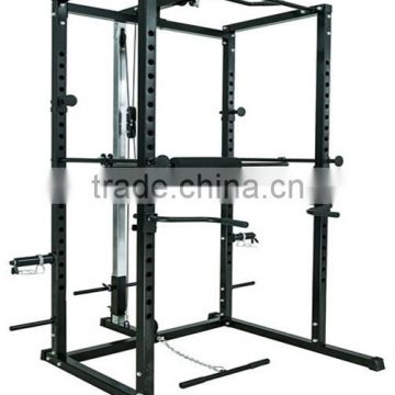 New Power Rack Squat Cage With Lat Pull Plate Load Carriage Plate Storage