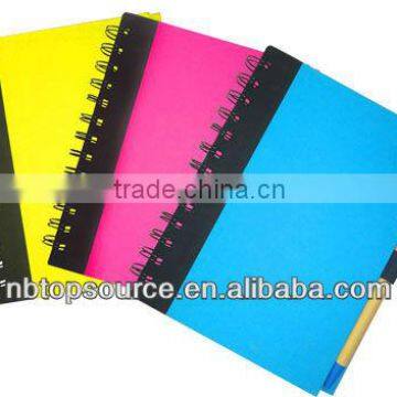 Colorful Recycled Mini Notepad With Pen