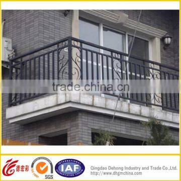 Factory Price Customized Power Coated Security Wrought Iron Balcony railing