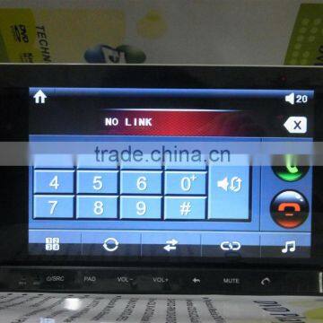 patent product:car-pad DM7841C with 2 mega pixels for front camera and 5 mega pixels for rear camera