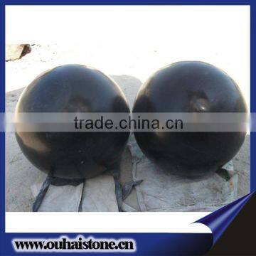 Handcarved Decorative Granite Stone Ball Black Stone Sphere