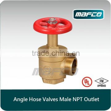 UL FM 1.5 inch Angle Hose Valves Female NPT Fire hydrant valve fire fighting hydrant valve