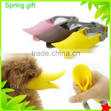 pet products latex duckbilled Bark bite stop Duck-face Dog Muzzle