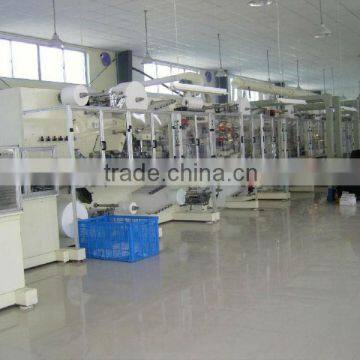 Semi Automatic Baby and Adult diaper machine 300pcs/min