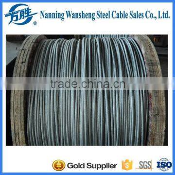 Extra-High Strength Galvanized Steel Wire Strand 1*7,1*19