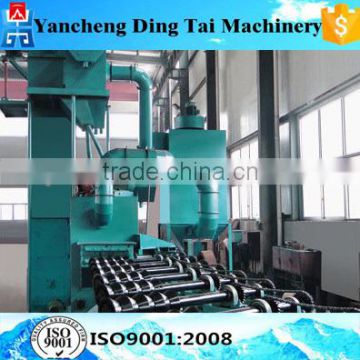 ISO certification steel pipe polishing machine/ steel pipe shot blasting machine