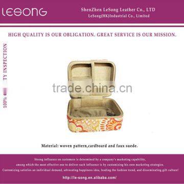 New Customizable faux suede Cosmetic Bag/travel Cosmetic Bag