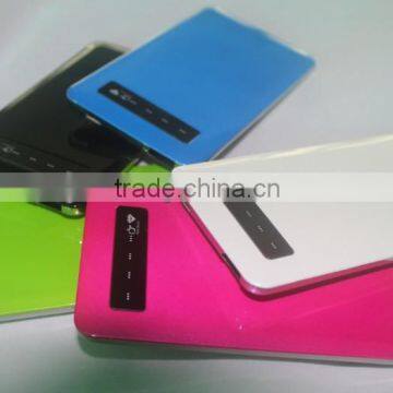 Factory Price power charger real capacity 4000mah powerbank ultrathin design portable phone charge