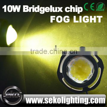 Latest technology led bulb cars 1000LMS 12V 24V DRL 10W car led eagle eye light