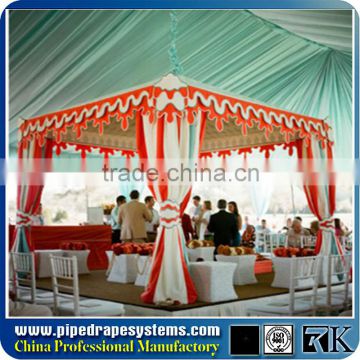 Beautiful Wedding Decoration of Square Tent Pipe and Drapes with competitive prices