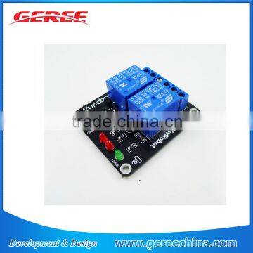 DC5V Relay Module 2 Channels relay SCM Development Board