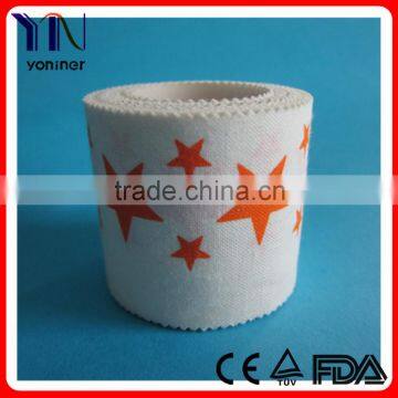 colored medical adhesive cotton sports tape