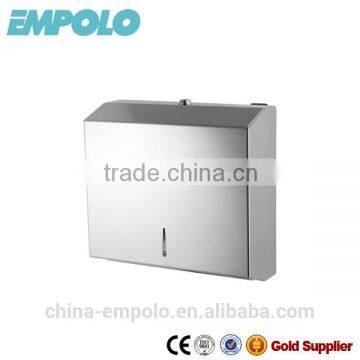 Empolo Brushed Nickle Paper Napkin Holder, Toilet Paper Holder With Shelf 6802