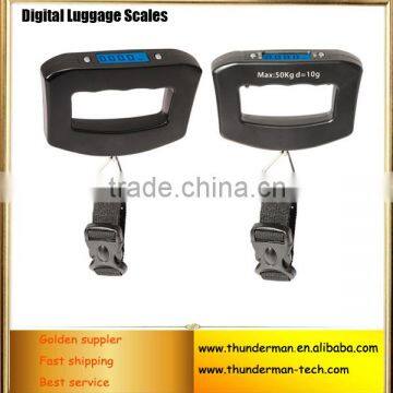 50kg High Precision Electronic Luggage Scale with Blue LED backlight