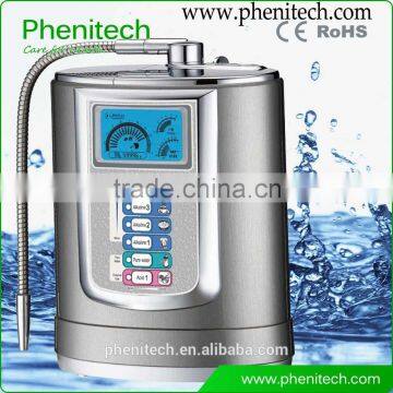 Silver color industrial alkaline water ionizer with 4 modes