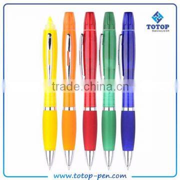 Customized logo Classic highlighter pen and ball pen