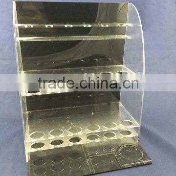 Customized clear acrylic perfume display stand