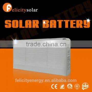 Felicitysolar full capacity high quality GEL 12V Europe type 150Ah solar energy storage battery