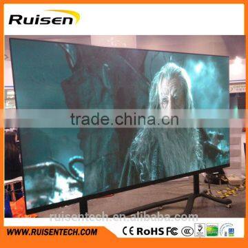 2016 new hjy p8 advertising screen indoor full color led display xxxx video play led screen cabinet wall oled screen leddancef