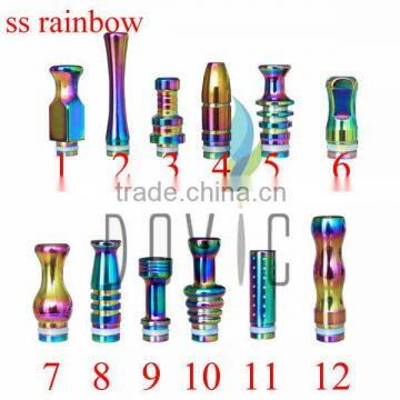 New design and colorful SKULL 510 ss drip tips for DCT and vivi nova