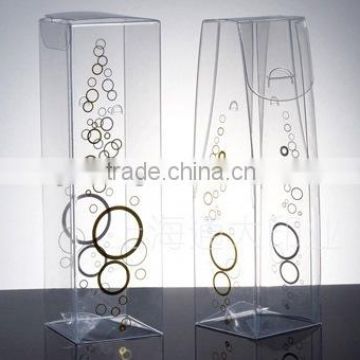 custom shape printed packaging clear pvc box