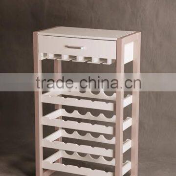 wood wine rack and wood plate display rack