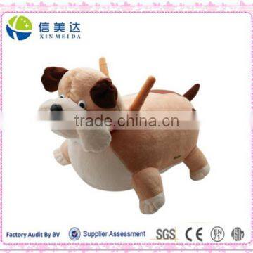 Plush Soft Ride on Stuffed Dog