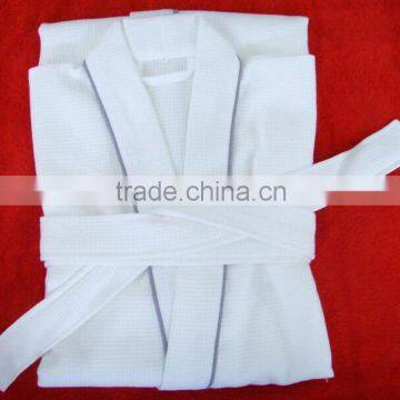 Bathrobe 100% cotton waffle bath robe