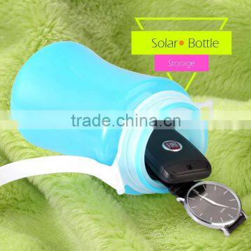 Hot Selling Universal Muti-Bottle Solar Lantern Foldable Handheld Water Bottle