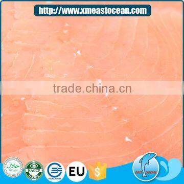 High quality original Chile fresh frozen smoked salmon fillet