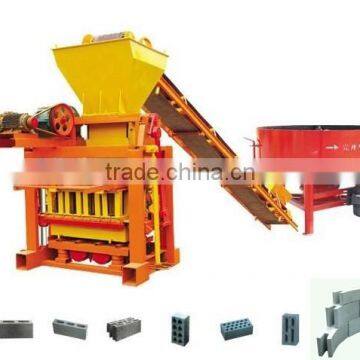 China Gold Supplier block machine wood pallet /wood sawdust block making machine QTJ4-40 simple brick making machine