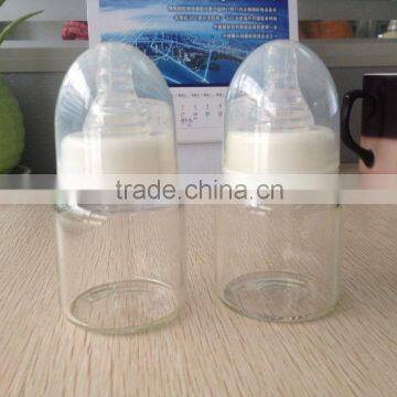 60ml /2oz borosilicate glass feeding bottle new born baby gift set 2014