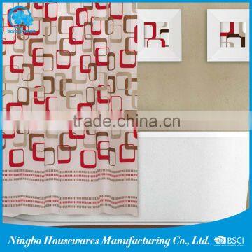 Thickness 0.03-0.19mm bathroom shower curtain sets