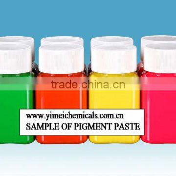 factory supply bright luster water-based textile printing pigment paste for coating