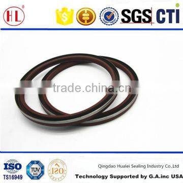 TBC type 190x220x15 half rubber covered rear split oil seal for heavy OEM wg9981341003