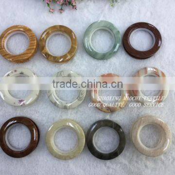wholesale plastic eyelets rings with small plastic inside fashion rings for curtains