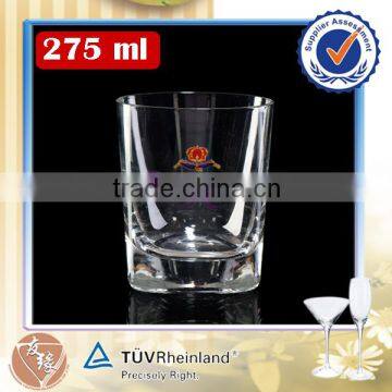 280ml triangle bottom whisky drinking glasses wholesale