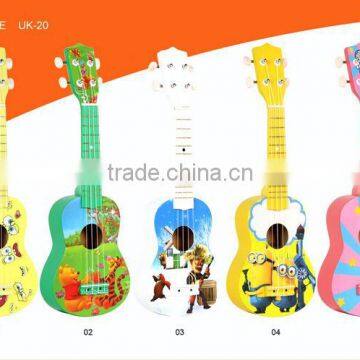 21inch china cheap soprano cheap linden ukulele for beginners (UK21-20)