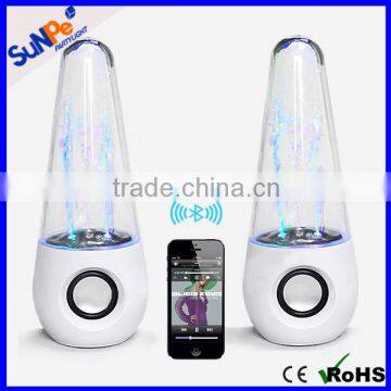 Portable Stereo Bluetooth Dancing Water Tower subwoofer Speaker with Color Light