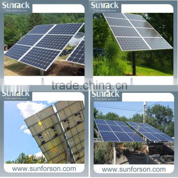 solar pole mount to install 1 to 16 pv panels mounting brackets