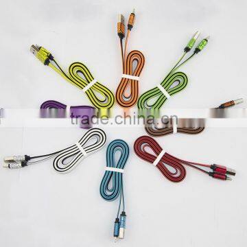 Leopard Print 5V/2A 1m Mobile Phone Cables 8 pin usb Date Sync for Port Charge For iPhone 5/5s/5se 6/6s plus iPad mini