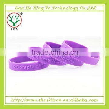 High quality and promotional item rubber wristbands for events