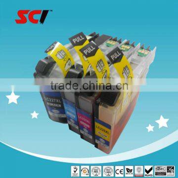 compatible ink cartridge LC227 LC225 for DCP-J4120DW MFC-J4420DW with dye ink for Europe Area