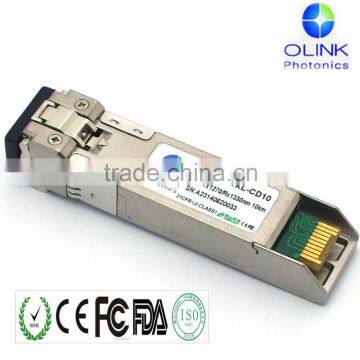 LC Connector 1270/1330nm High Quality Sfp 10G SFP+ BIDI 10km